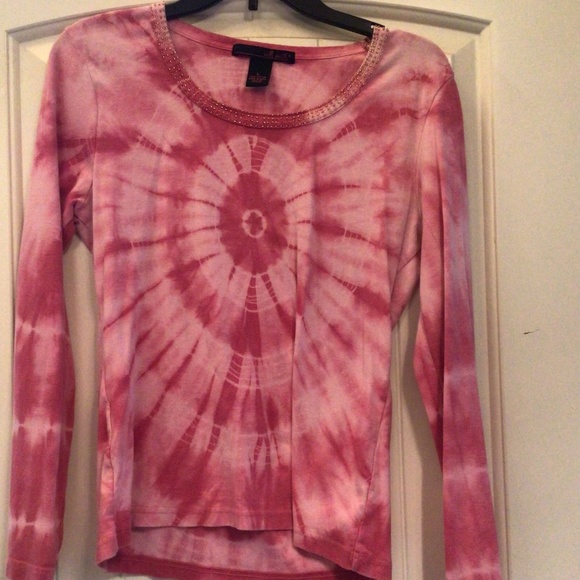Pink Tie-Dye shirt Willie Smith sz Large - Picture 1 of 3